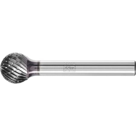 Pferd HICOAT Bur - Ball Shape, DBL Cut - 1/2" x 7/16" x 1/4" Shank - SD-5, FEP Coating 27227